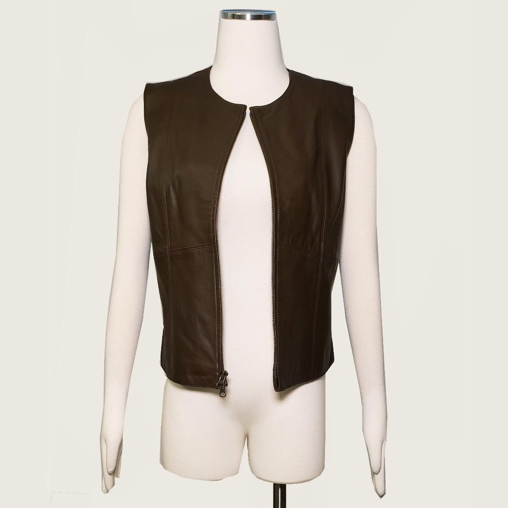 Tail Leather Vest - Picture 2 of 8